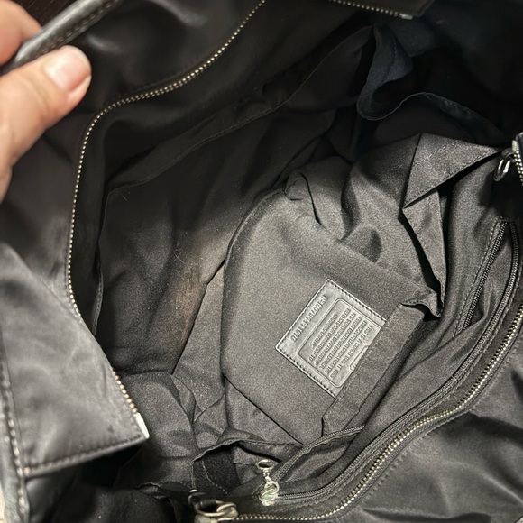 Coach Hampton Satin Black and Brown Sporty Bag - Picture 9 of 10